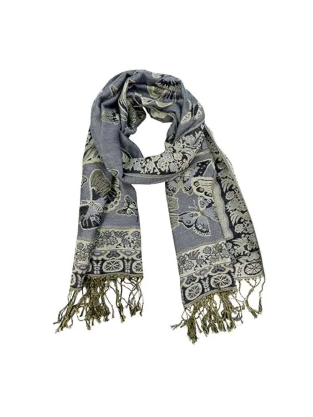 Women's Paisley Pashmina Rave Shawl Wraps Scarf Festival Accessory
